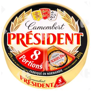 camembert president x8pcs