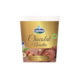 Crème glacée chocolat noisette (500g)