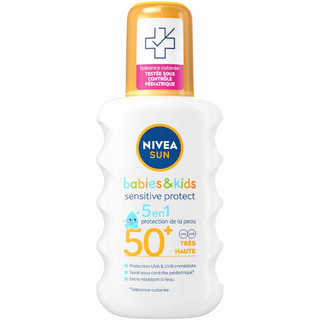 Spray protecteur Kids Protect & Sensitive SPF50+ 200ml - NIVEA SUN