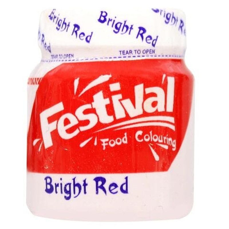 Festival Food Colouring Bright Red 10G