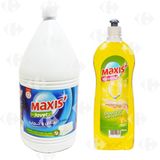 Lot Eau de Javel Maxis 2,5L + Liquide Vaisselle Maxis 750ml