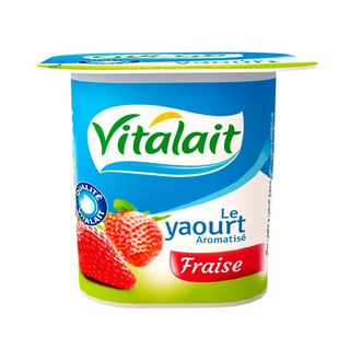 Yaourt Aromatisé Fraise Vitalait 100Gr