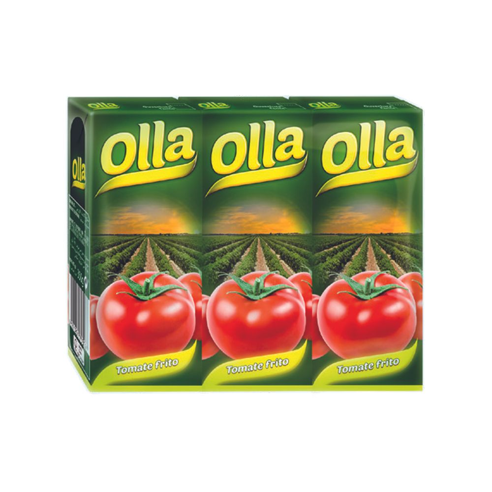 Lot de 3 Coulis de Tomate Olla 350g