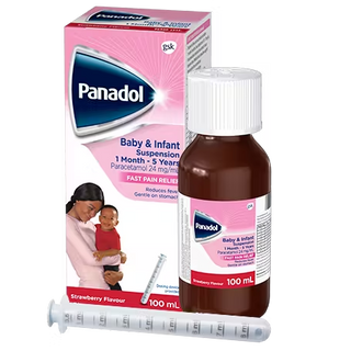 Panadol Strawberry Baby Suspension, 100ml