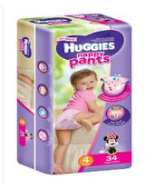 Huggies Nappy Pants Size 4 34Diapers