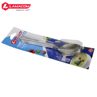 Lamacom Cuillères à Moka Lenon Série de 12 - Petites Cuillères Café - Couverts Inox - Set Complet - Design Moderne