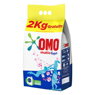 Lessive en poudre Matic floral 7Kg - OMO