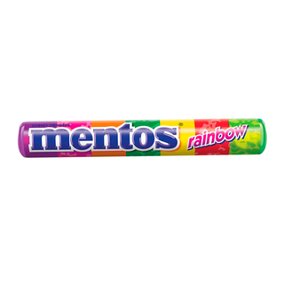 Bonbons saveur multifruits Rainbow 38g - MENTOS