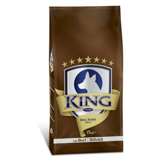King Plus Adult Dog Food Beef 15Kg