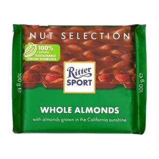 Chocolat aux Amandes - Le paquet de 100g - Ritter Sport