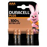 Duracell plus 1.5v alkaline aaax4pcs