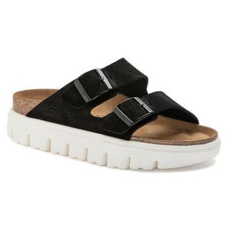 Arizona Platform Suede Leather Black (N)