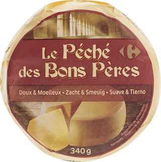 Fromage Petit Saint Paulin Le Péché Des Bons Pères Carrefour 340g