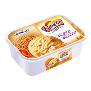 Crème Glacée Panaché Nougat Caramel Yasmina 1L
