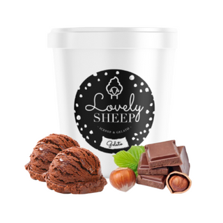 Lovely Sheep Glace Gelato Chocolat Noisette Petit Pot 120ml