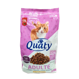 Croquettes de volaille pour chat adulte 2kg - QUATY