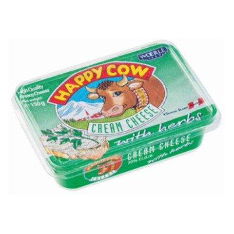 Happy Cow Cream Cheese With Herbs 150g