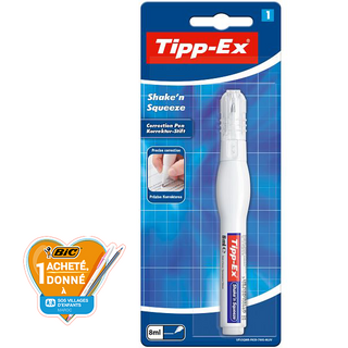 Tipp-Ex Shake'n Squeeze Stylo Correcteur 1 Unité 8 ml