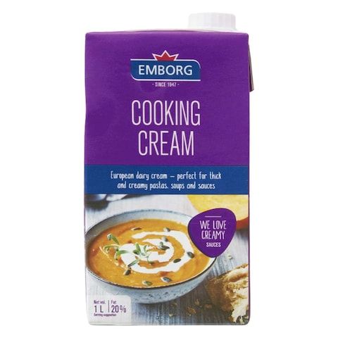 Emborg Uht Cooking Cream 20% 1L