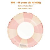 Grand Bouée Gonflable – Rose