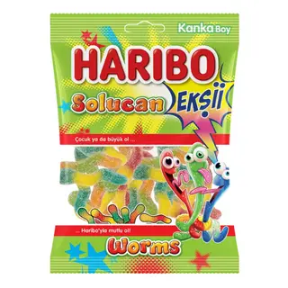 Gommes worms Fizz 70g - HARIBO