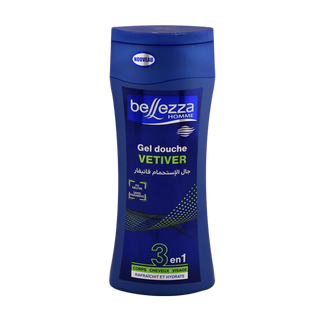 Gel douche homme 3en1 Vétiver BELLEZZA 400ML  - 062