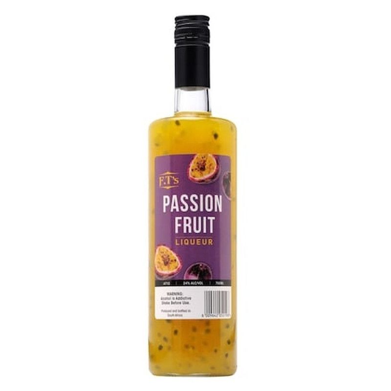 FT'S PASSION FRUIT LIQUEUR 750ML
