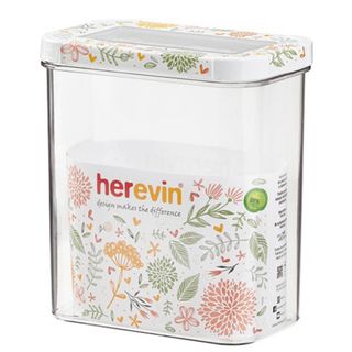 Boîte Alimentaire Transparente Acrylique Botanique Herevin 1,8L