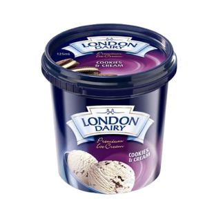 LONDON DAIRY COOKIES&CREAM CUP125ML