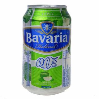 Bavaria  sans alcool saveur pomme canette 33cl