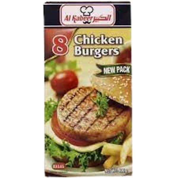 Al Kabeer 8 Chicken Burgers 400Gm