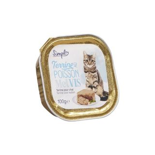 Terrine Chat au Poisson Simple 100 g