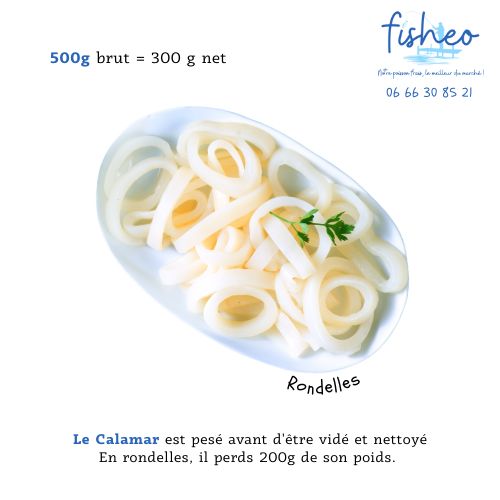 حلقات الحبار (500غ)