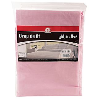 N°1 Drap De Lit Rose Dimensions: 160X240Cm