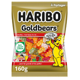 Gommes oursons aux fruits Goldbears 160g - HARIBO