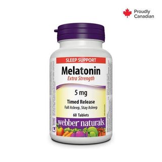 Webber Naturals Extra Strength Melatonin Tablets, 60 Count