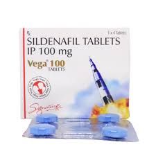 Vega 100 Sildenafil 100MG Tablets X4