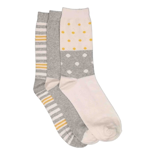 Men Printed Socks Assorted 3Pc Pk