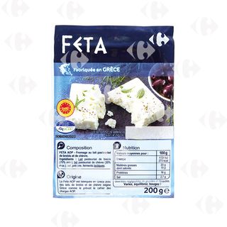 Feta grecque Carrefour 200g