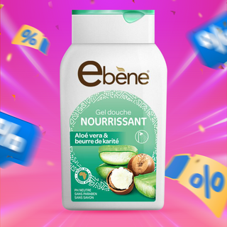 Offre GEL DCHE ALOE KARITE 25CL EBENE