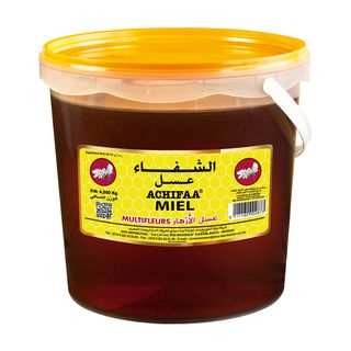 Miel Multifleurs En Seau 4,5Kg - Achifaa