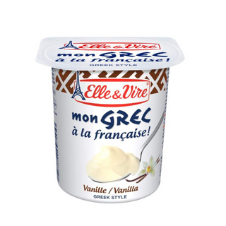 Dessert lacté vanille à la française Mon Grec 125g - ELLE & VIRE