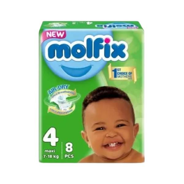 Molfix Baby Pants 4 Maxi 7-18Kg 8'S
