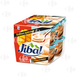Surpack Yaourt à La Cuillère Mangue Jibal 110g 8 unités