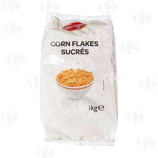 Céréales Pétales Mais Carrefour Blanc 750G
