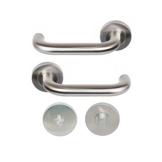 Paire De Bequille Rosace Cylindre Nickle Rm502-Cdn-108106