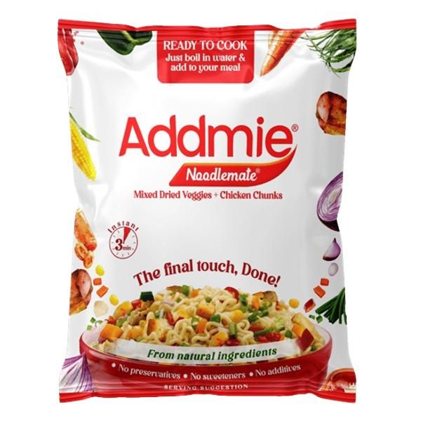 Addmie Noodlemate Veggies + Chicken Chunks 16G