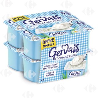 Pack Fromage Frais Nature Sucre Gervais 8 x 110g