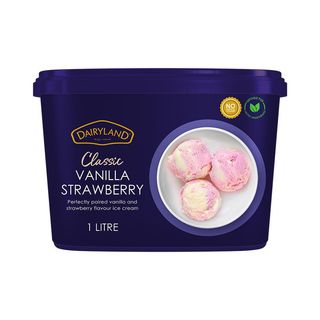 Dairyland Vanillaands/Berry 1Ltr Tub
