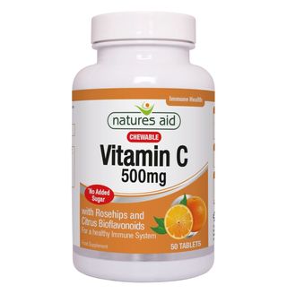 N/Aid Chew Vitamin C 500Mg Tablets Sugar Free 50S